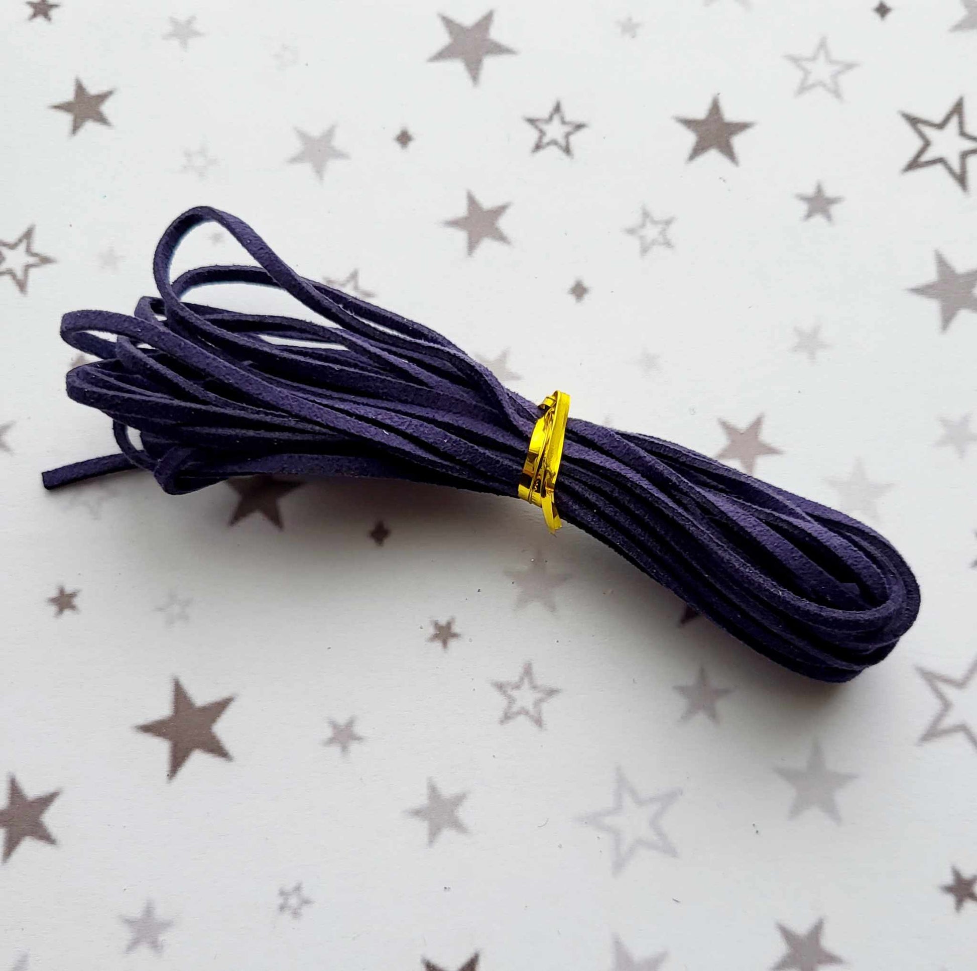 Navy Blue Suede Beading Cord Alicia's Craft Supplies